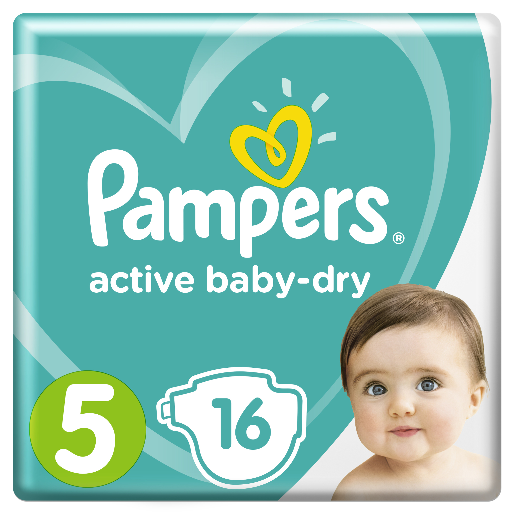 Подгузники Pampers Active Baby-Dry 5 (11-16 кг) 16 шт. - фото 1