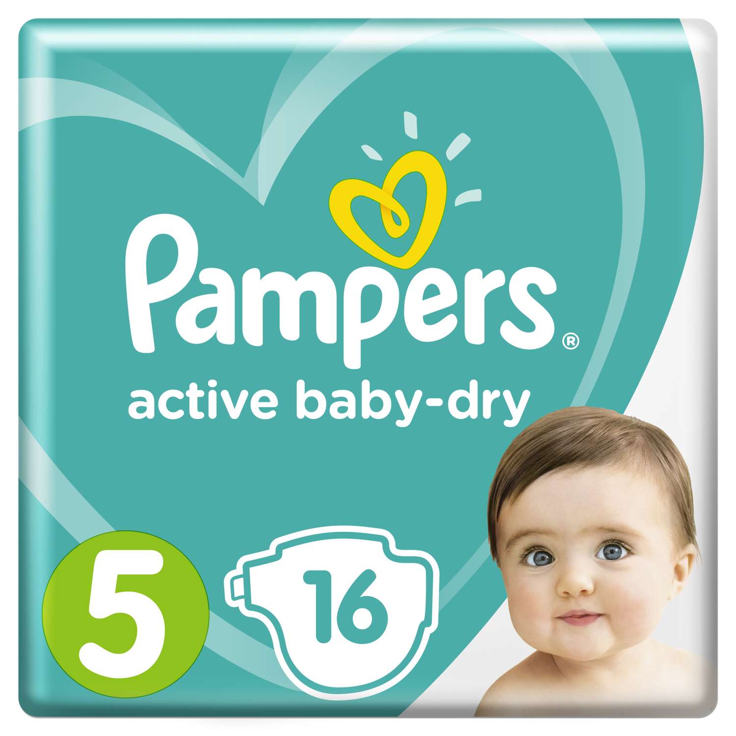 Подгузники Pampers Active Baby-Dry 5 (11-16 кг) 16 шт. - фото 1