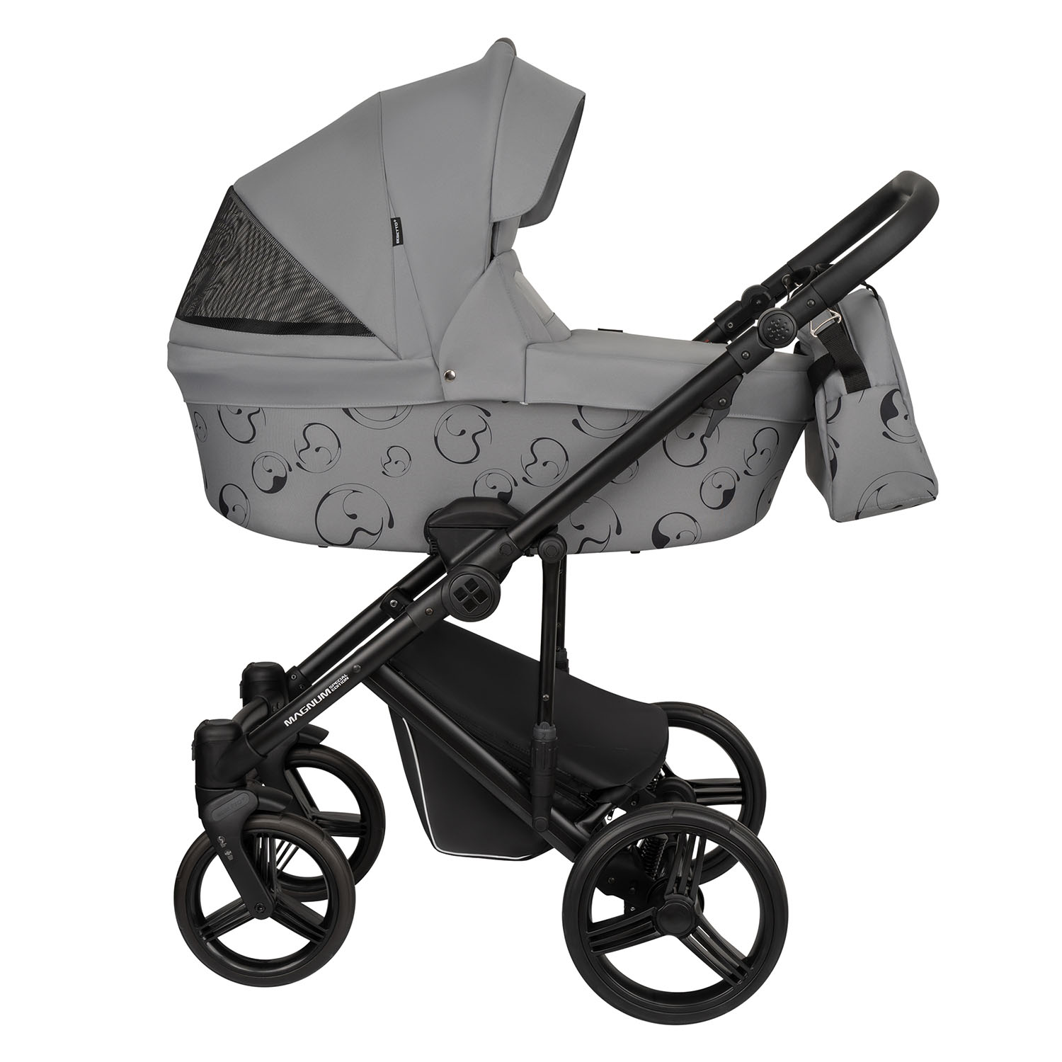Коляска 2в1 Bebetto Magnum Light SE серый - фото 4