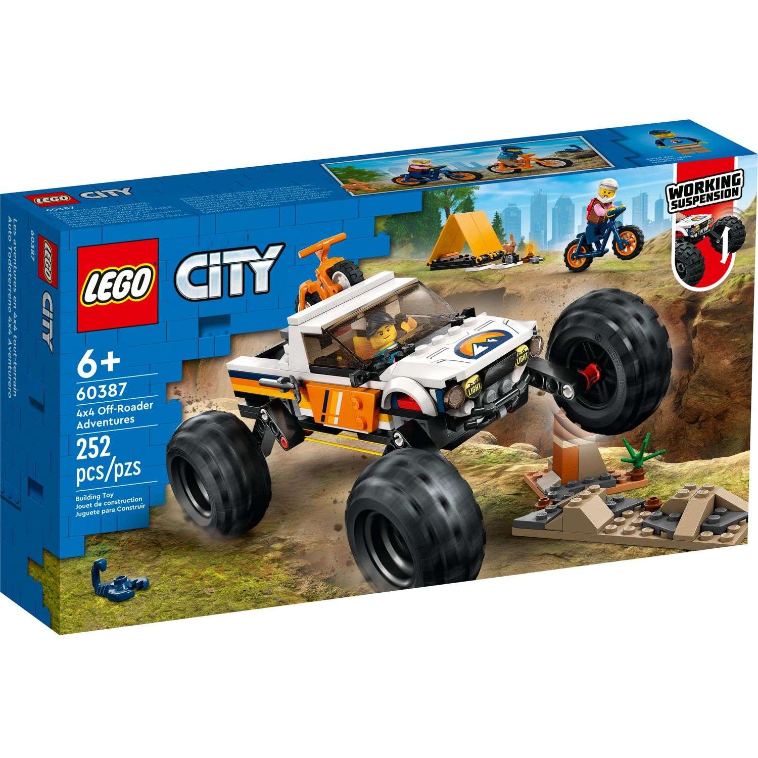 Конструктор LEGO City Приключения внедорожника 252 дет. - фото 9