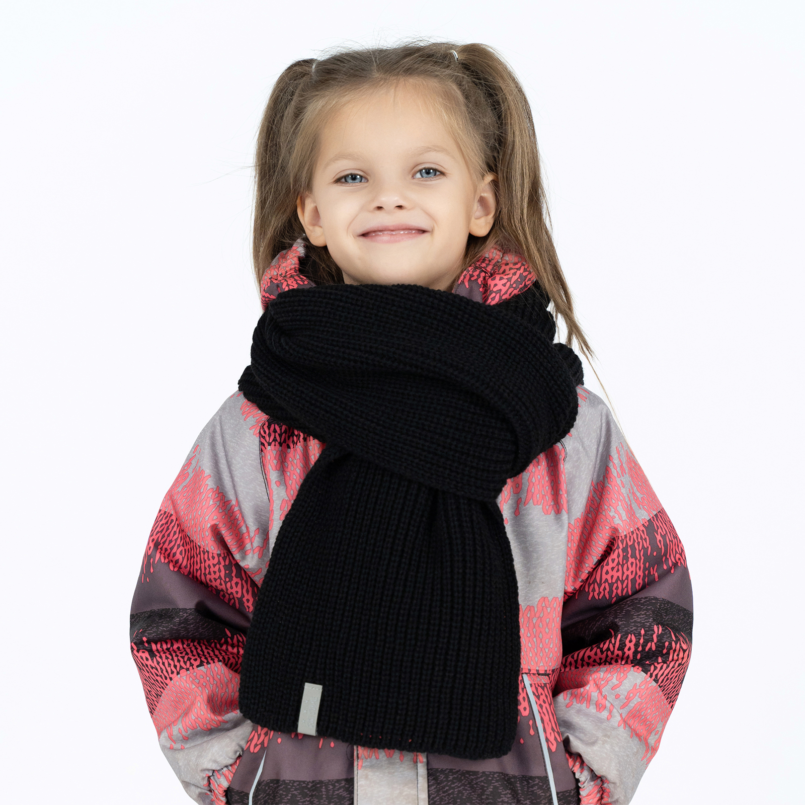 Шарф Arctic kids Ш-112 черный - фото 1