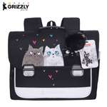 Ранец Grizzly школьный для девочки