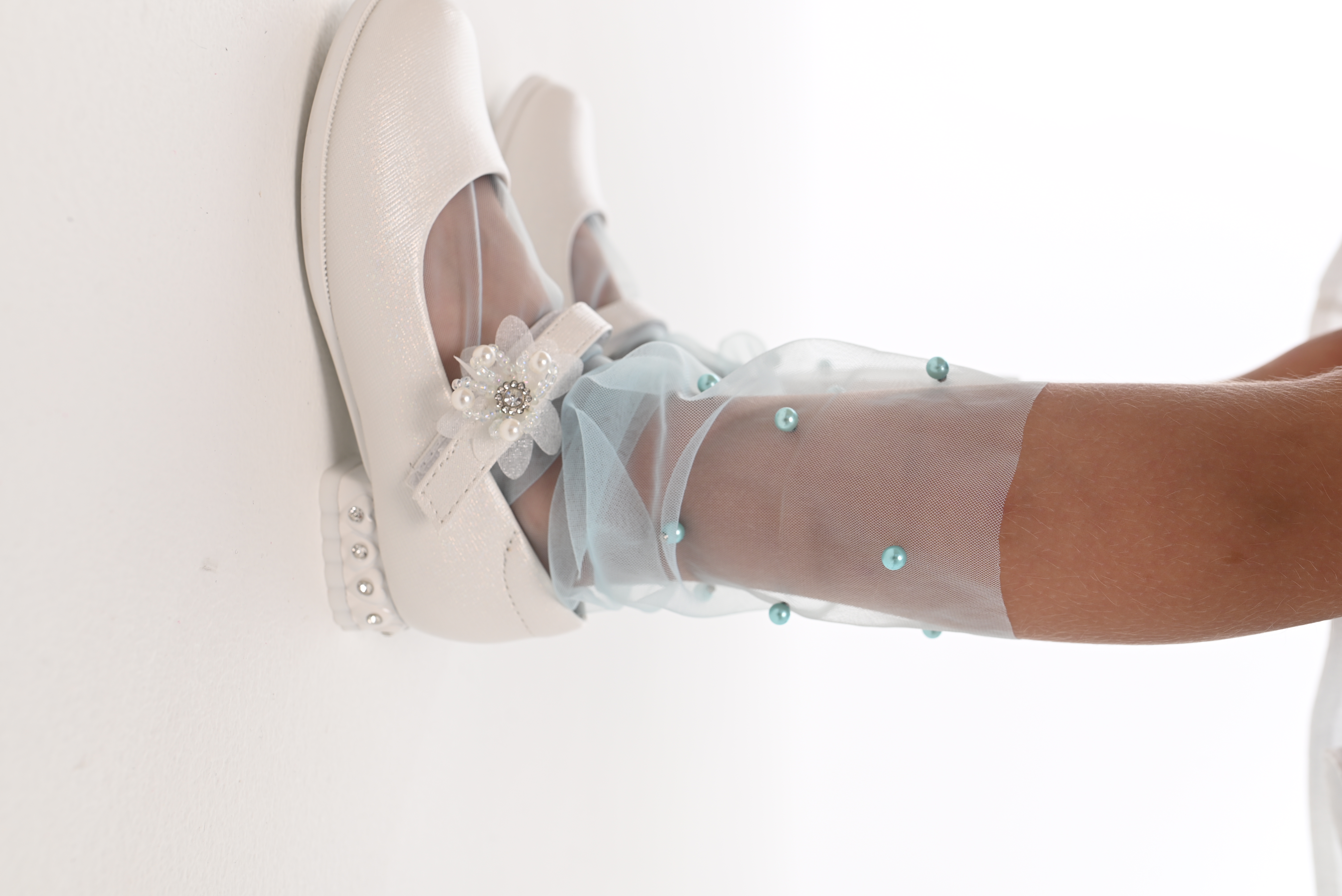 Носки VasileKiss Бирюзовые Б детские - фото 3