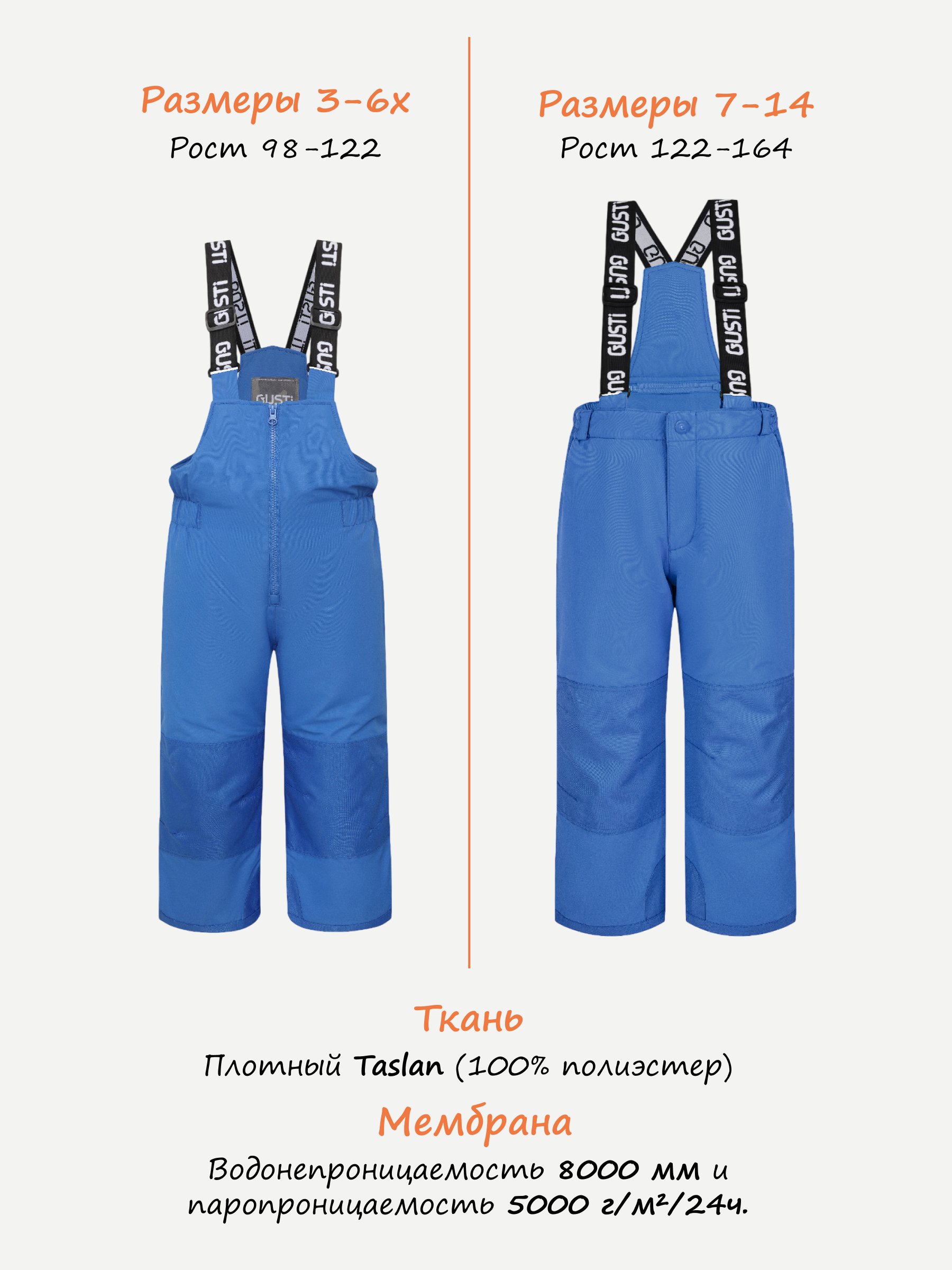 Куртка и полукомбинезон GUSTI GW4BS528-NAVY - фото 5