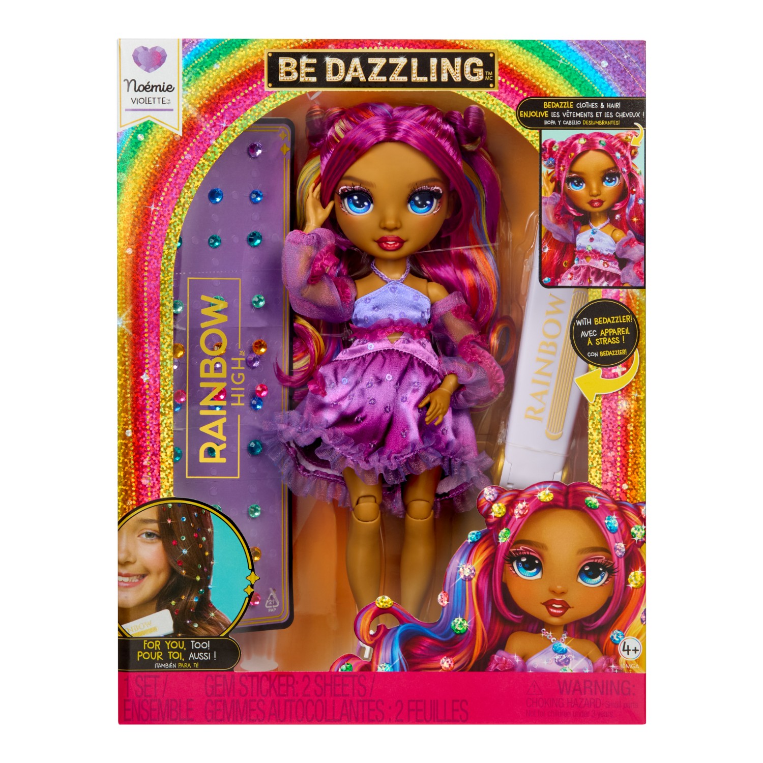 Кукла модельная Rainbow High Dazzling Ноэми с акс. 70782 - фото 1
