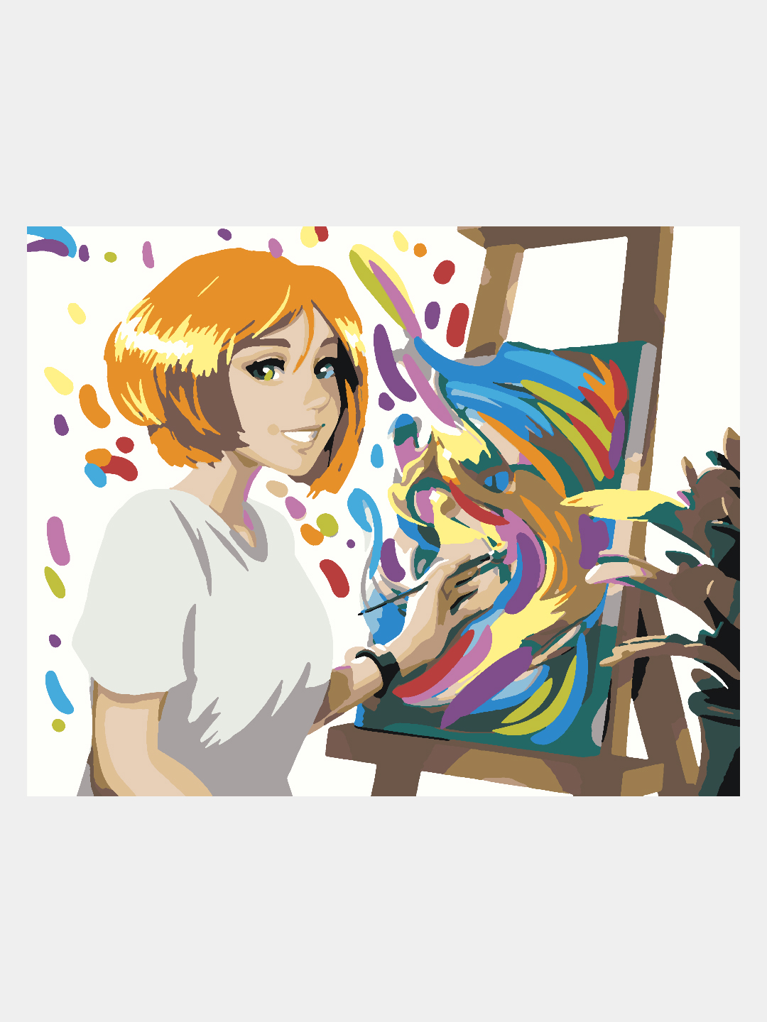 Картина по номерам Selfica Творчество - фото 1