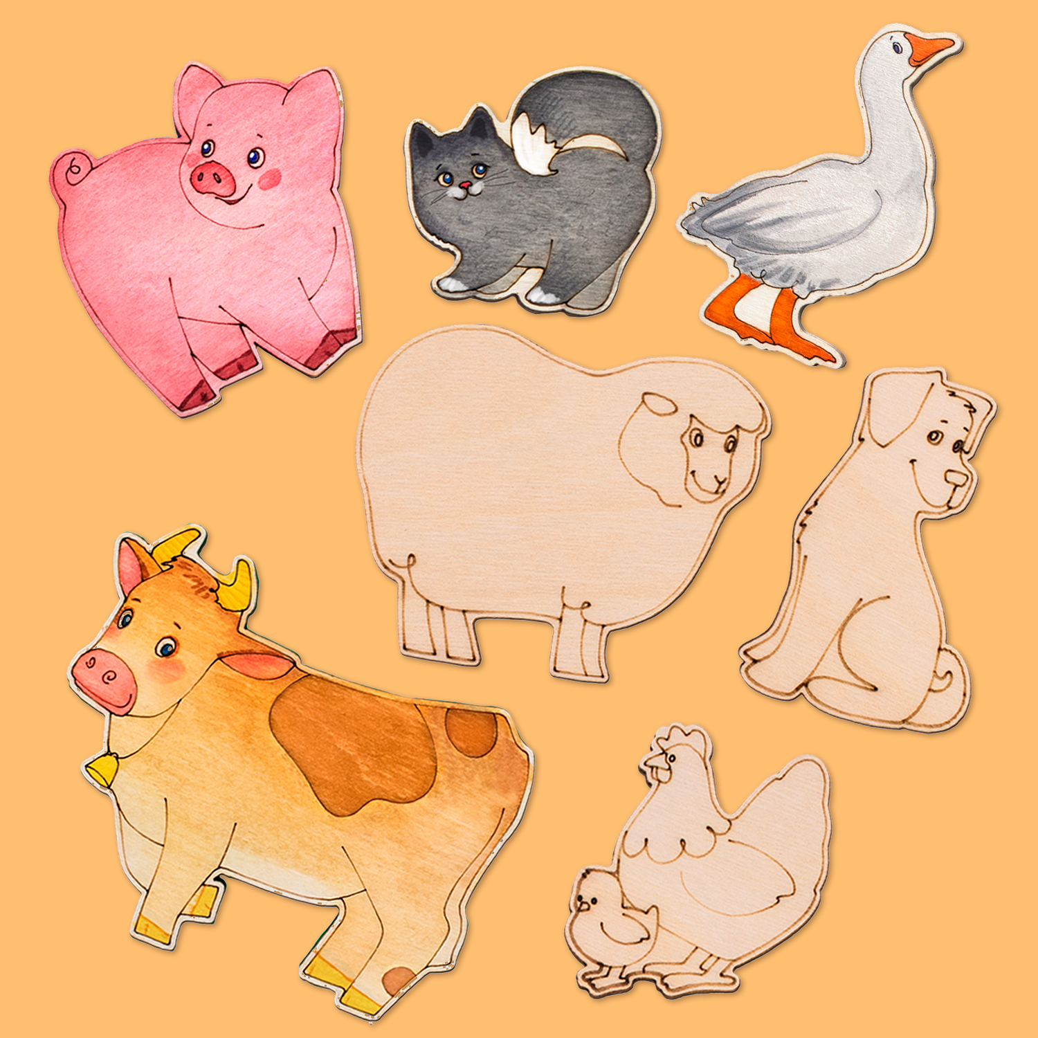 Набор для творчества Raduga Kids Животные на ферме - фото 1