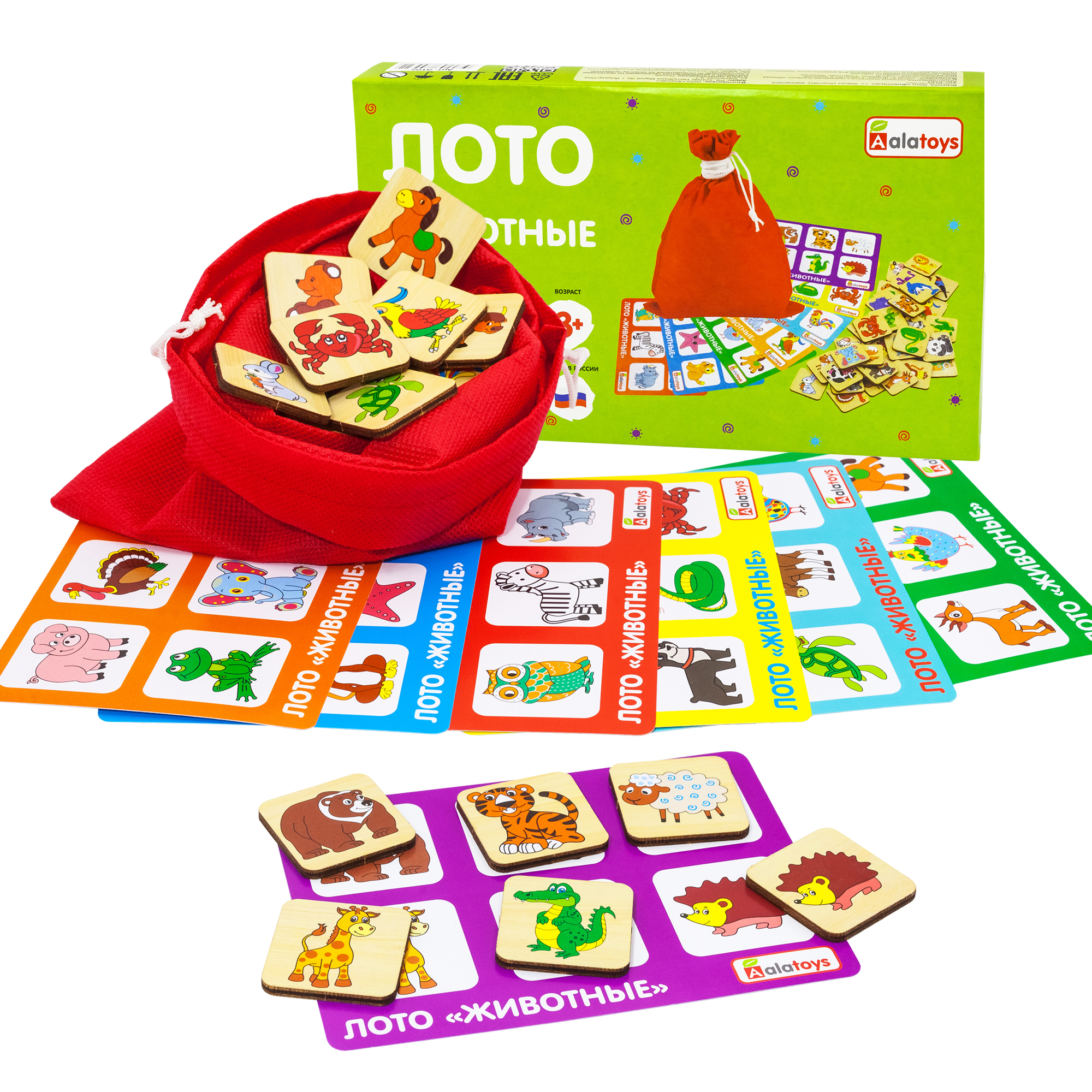 Настольная игра Alatoys Животный мир в ассортименте - фото 21