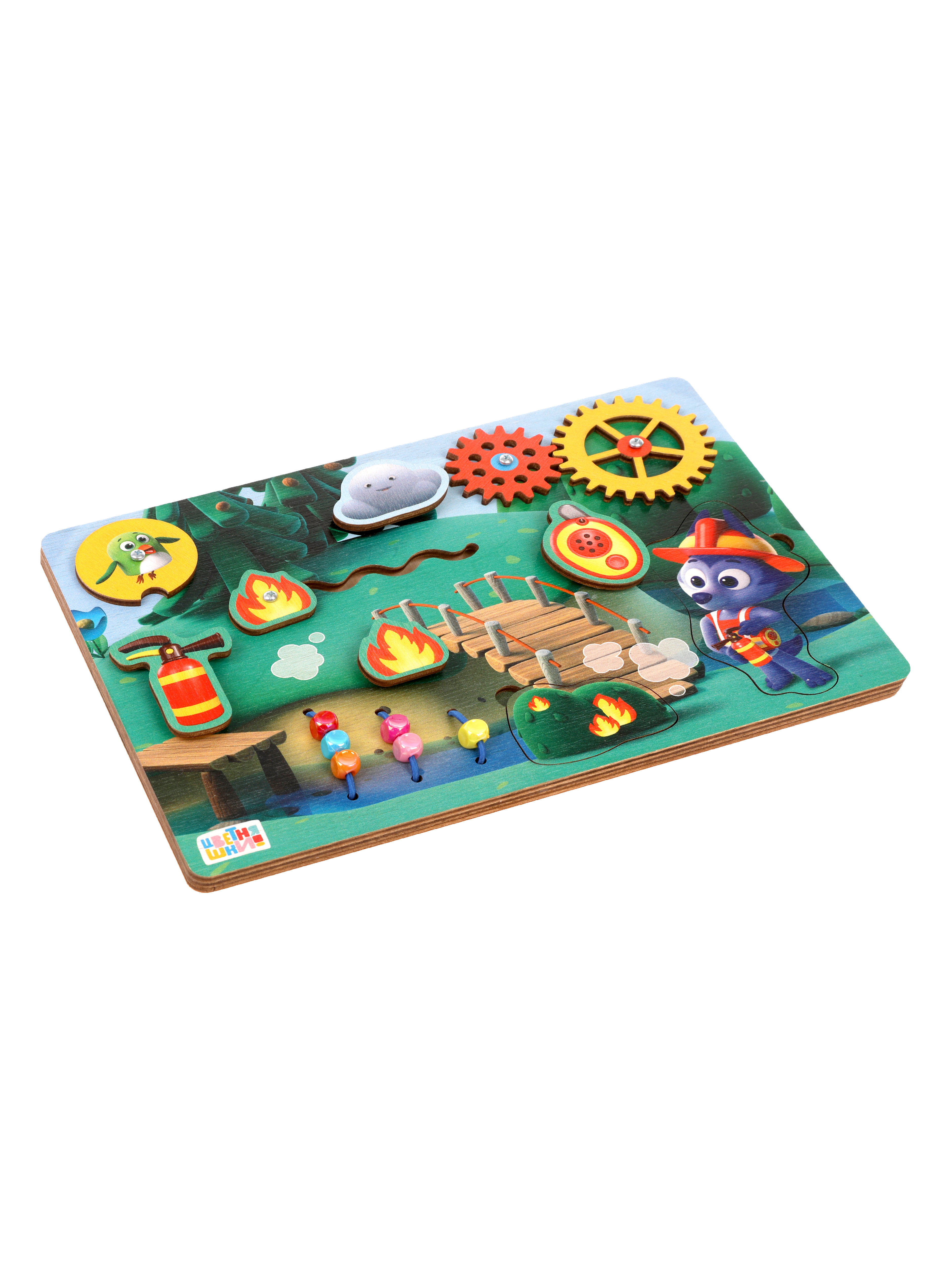 Игрушка Цветняшки бизиборд - фото 11