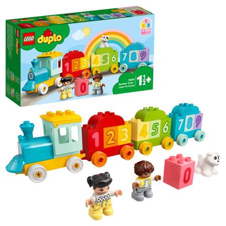 Конструктор LEGO DUPLO Поезд с цифрами-учимся считать сборная игровая модель