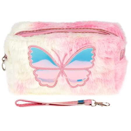 Косметичка LUKKY плюшевая Fly High 18х 10 х 8 см