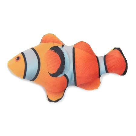 Игрушка для кошек Barbaks Рыба-клоун с кошачьей мятой мягкая 19*11см