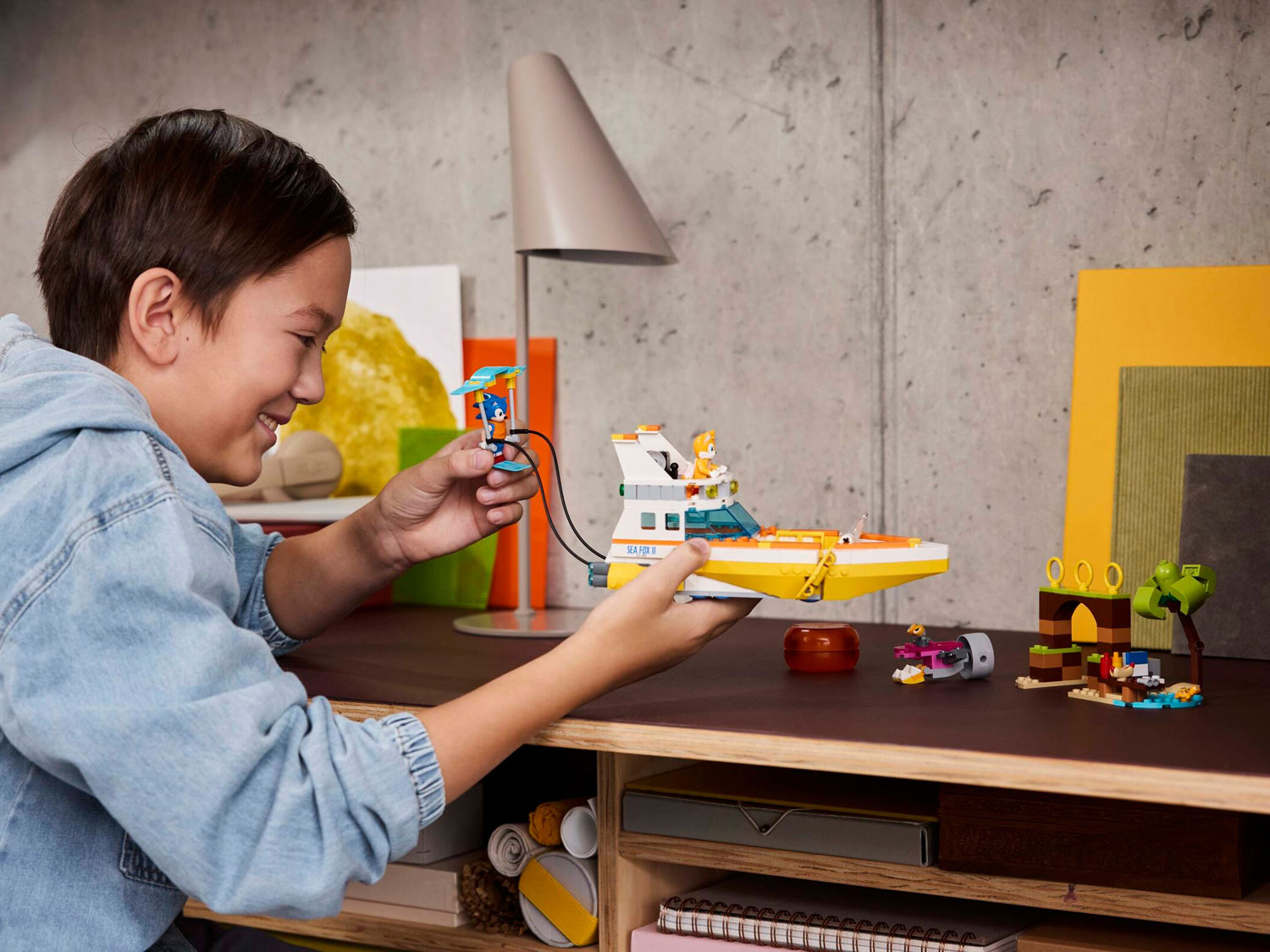 Конструктор LEGO Sonic the Hedgehog лодка приключений Тейлза 393 дет. - фото 10