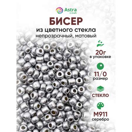 Набор для творчества Astra Craft бисер для плетения 11/0 20 г