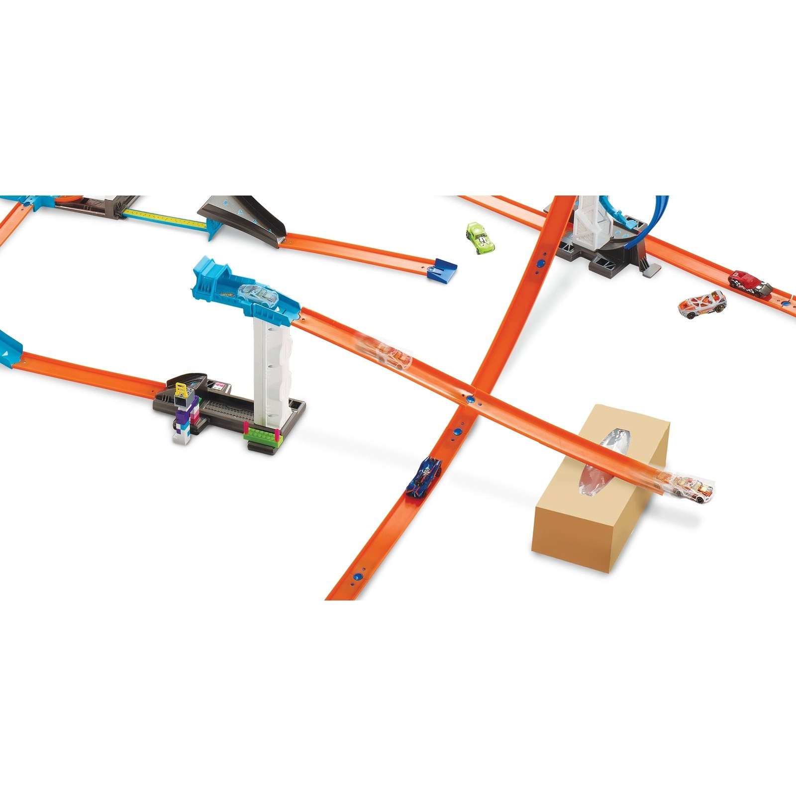 Базовый набор Hot Wheels аксессуаров для трека с машинкой в ассортименте DNH84 - фото 66
