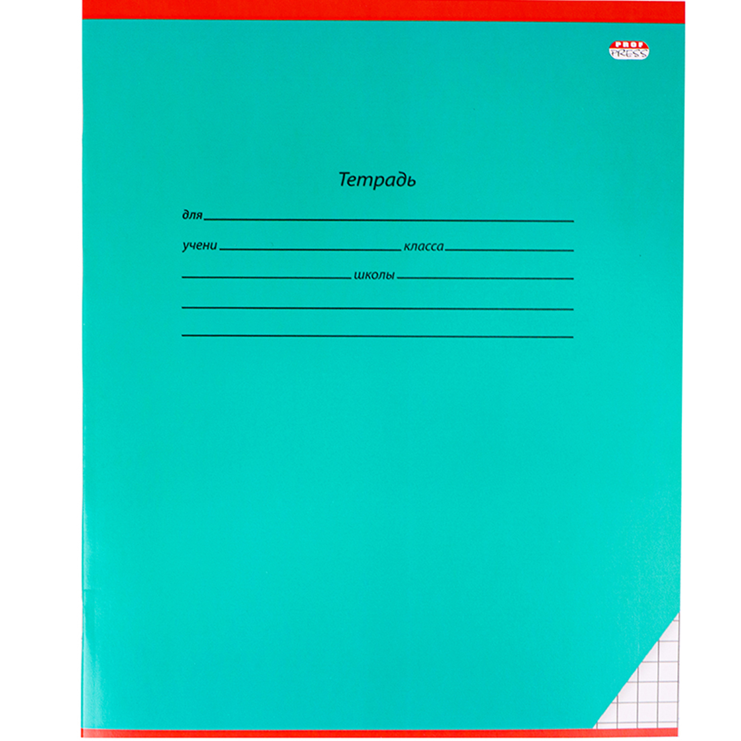 Тетрадь Prof-Press клетка 18 лист. 10 шт. - фото 3