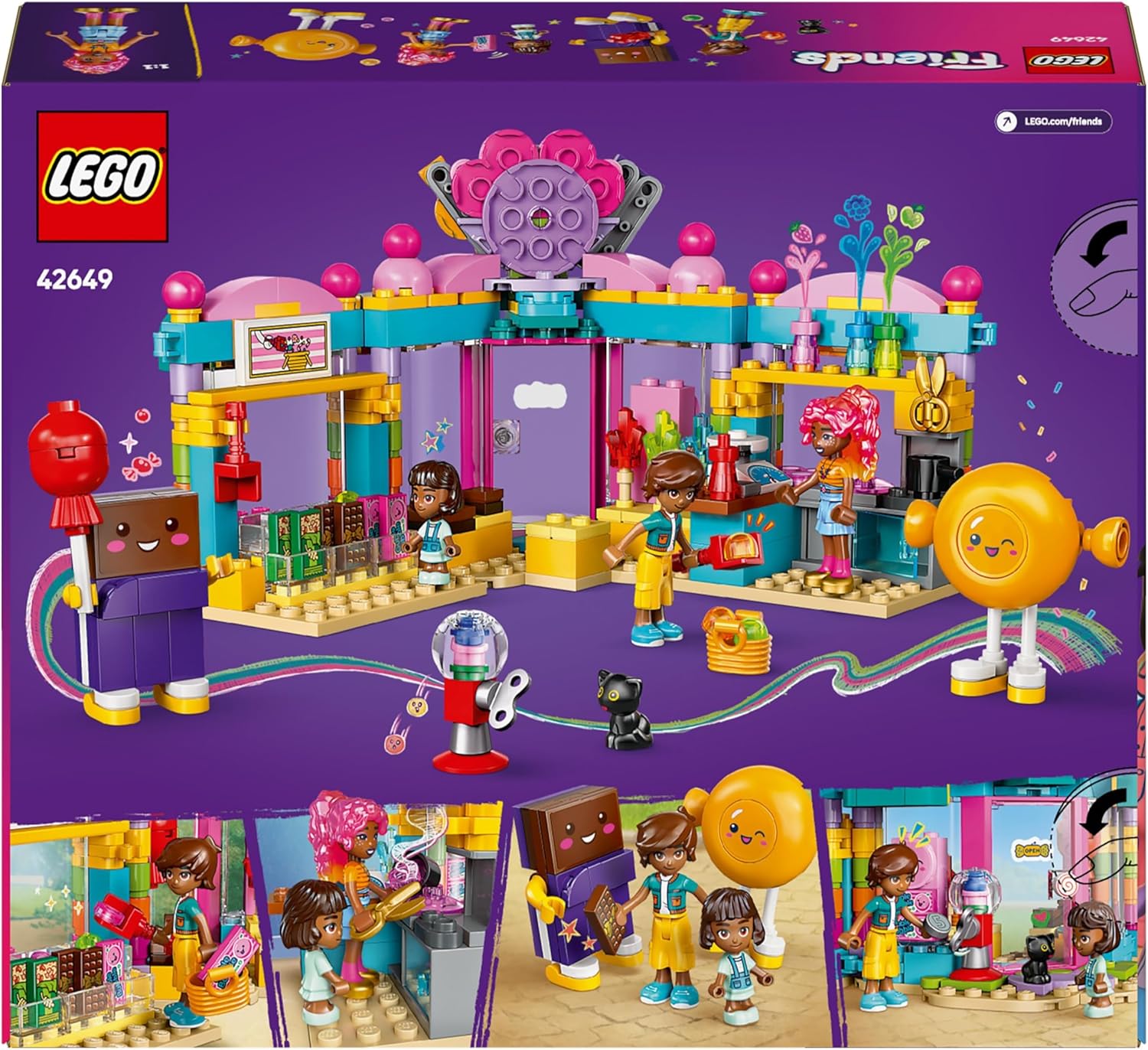 Конструктор LEGO Friends Кондитерская Хартлейк Сити блочный - фото 6