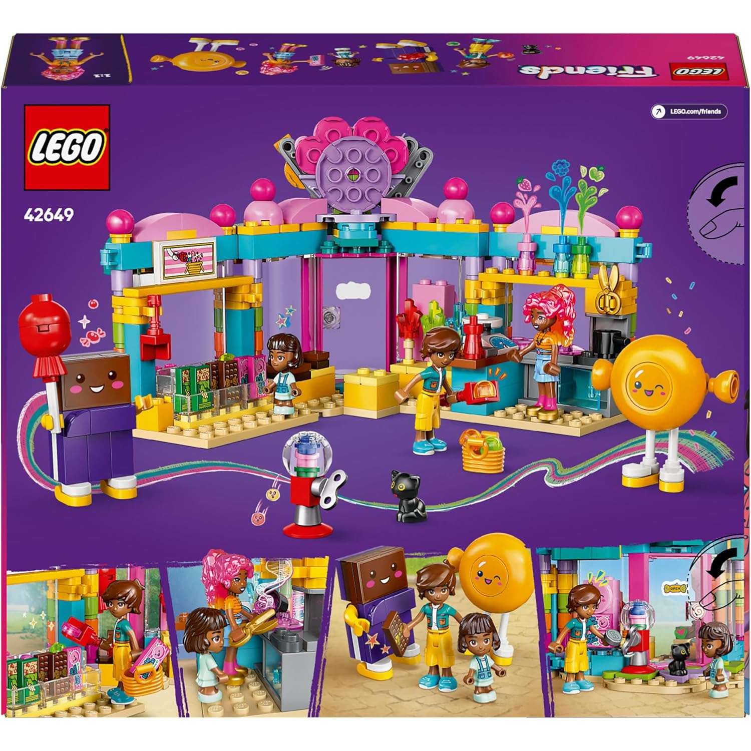 Конструктор LEGO Friends Кондитерская Хартлейк Сити блочный - фото 6