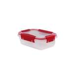 Контейнер герметичный прямоугольный Полимербыт Butterfly Bright 0.5л красный