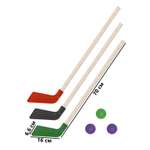 Набор для хоккея Задира клюшка детская 3 шт + шайба 3 шт