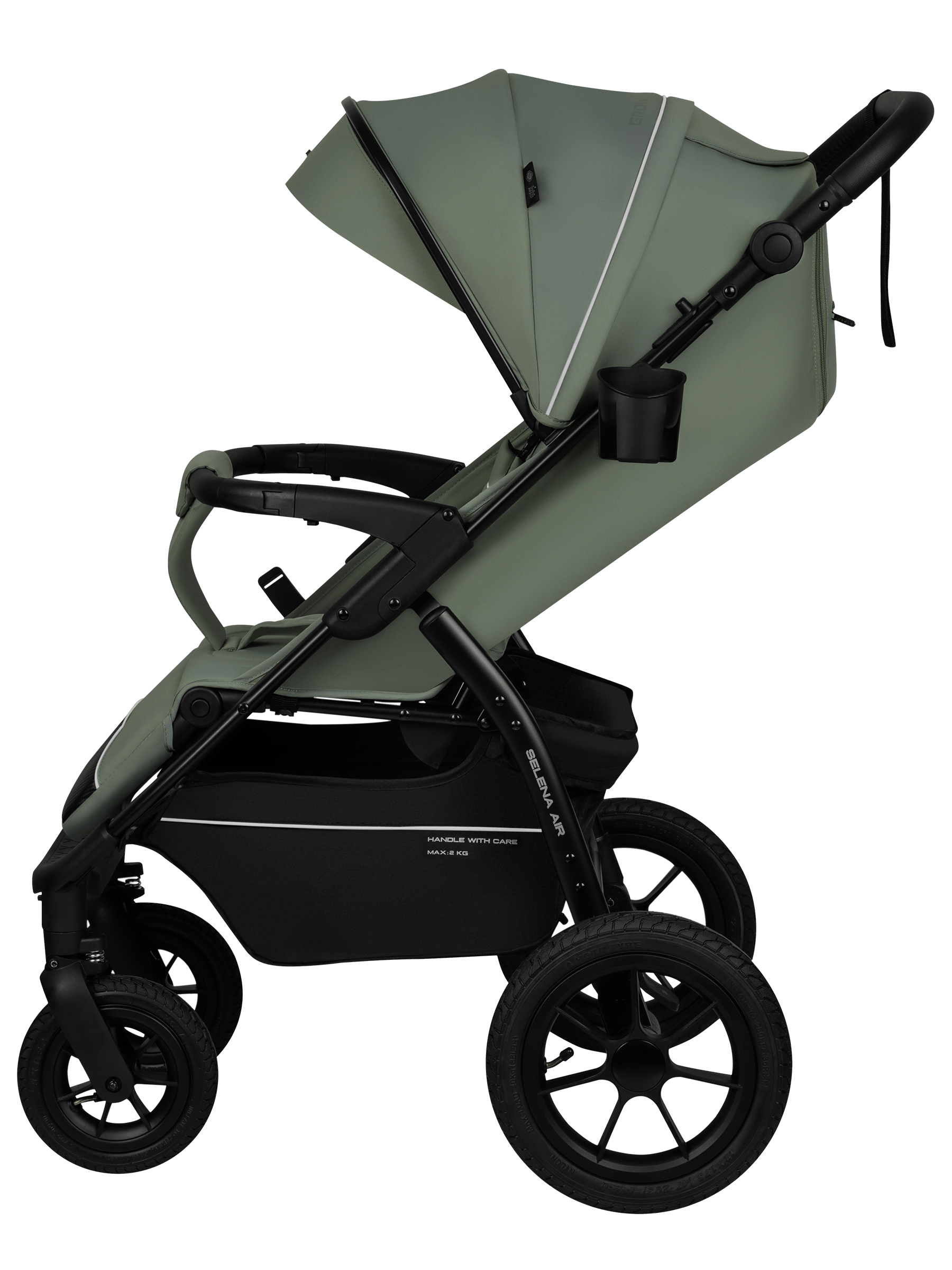 Коляска прогулочная JOVOLA Selena Air new зеленый - фото 6