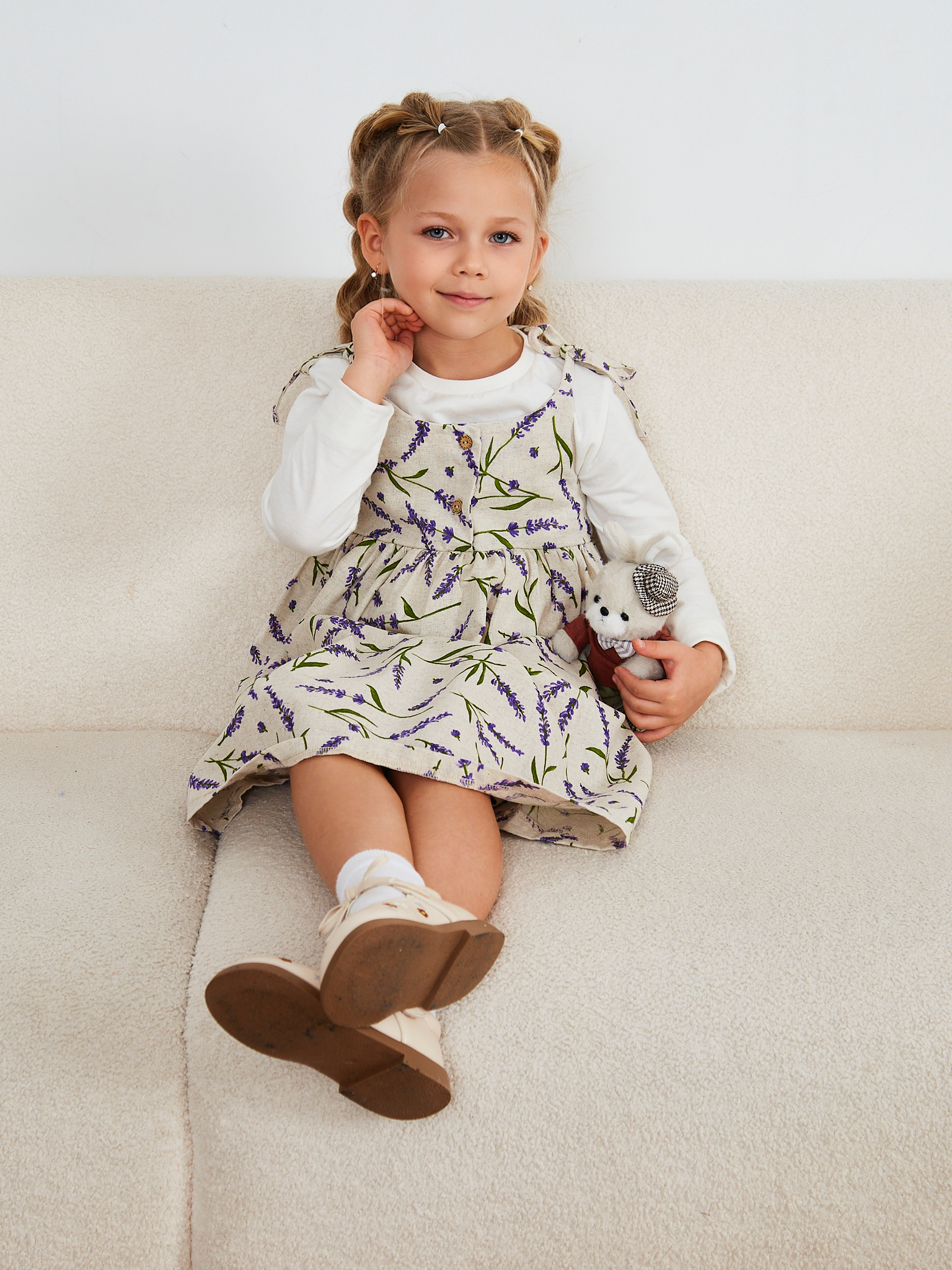 Сарафан MOUN сарафан_девочки_лаванда - фото 12