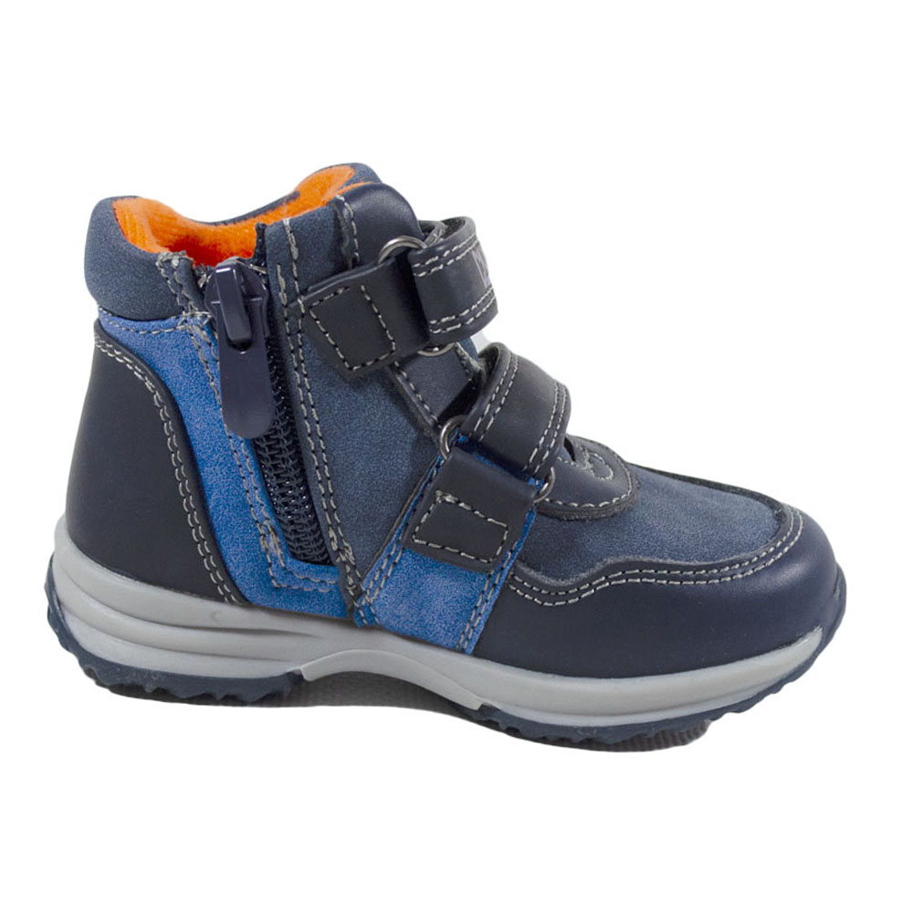 Ботинки Europen R806216102-SV EUROPEN Ботинки для мальчика,темно-синий кожа - фото 2