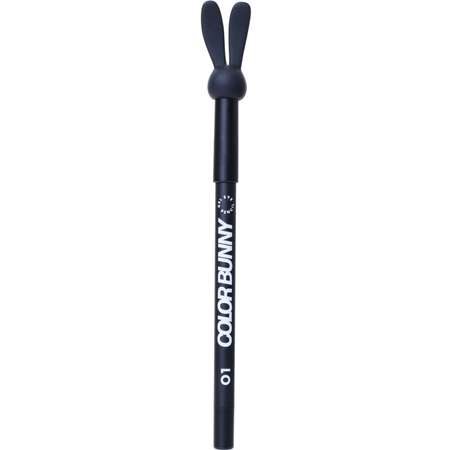 Карандаш для глаз Love Generation Color Bunny гелевый, стойкий, насыщенный, тон 01 черный, 1,3 г