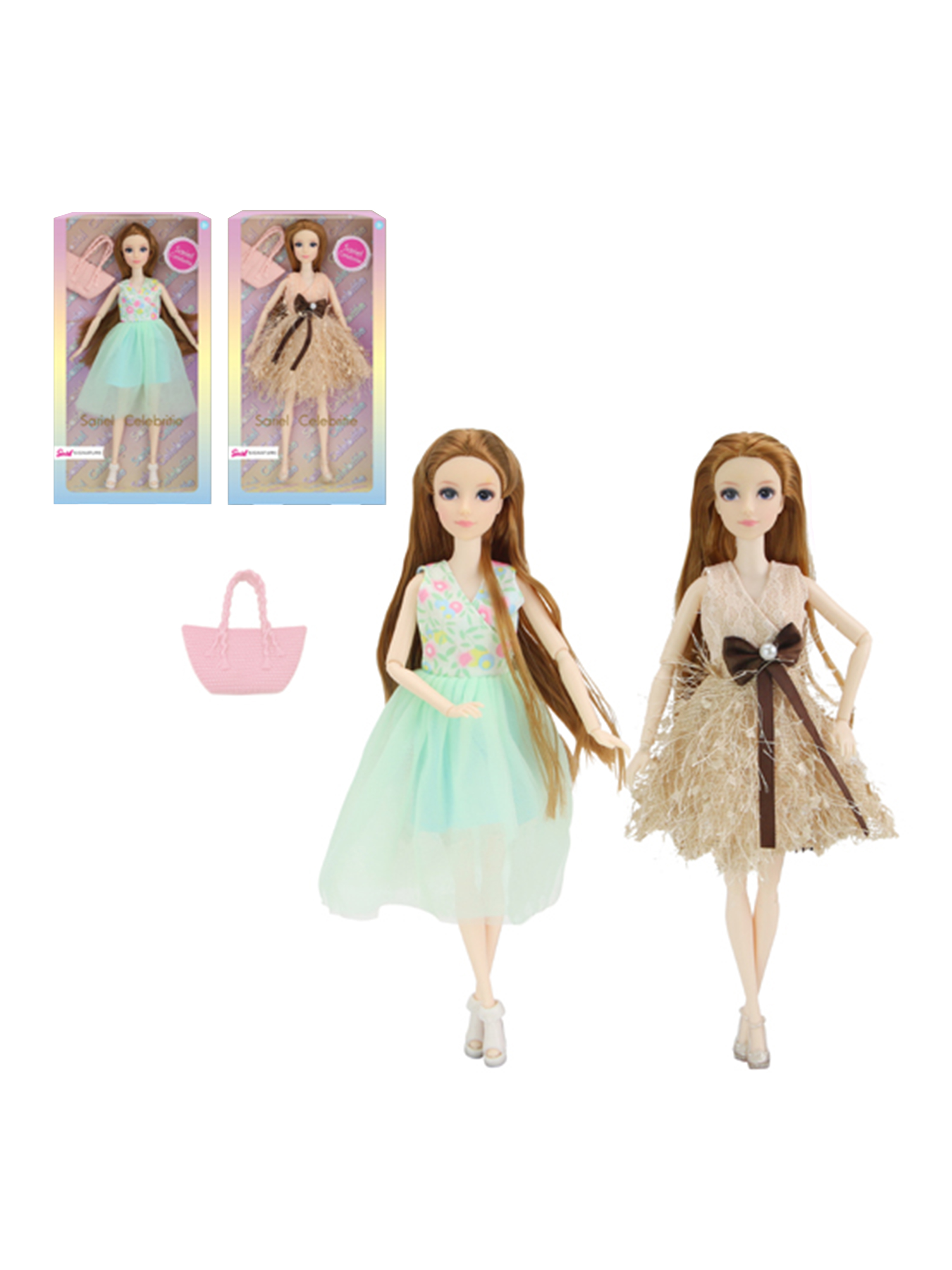 Кукла модельная Наша Игрушка Модница высота 29 см 656088 - фото 1