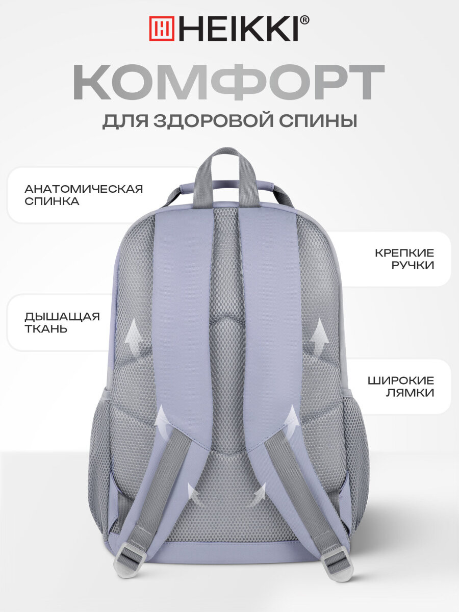 Рюкзак HEIKKI школьный городской для подростков для ноутбука - фото 4
