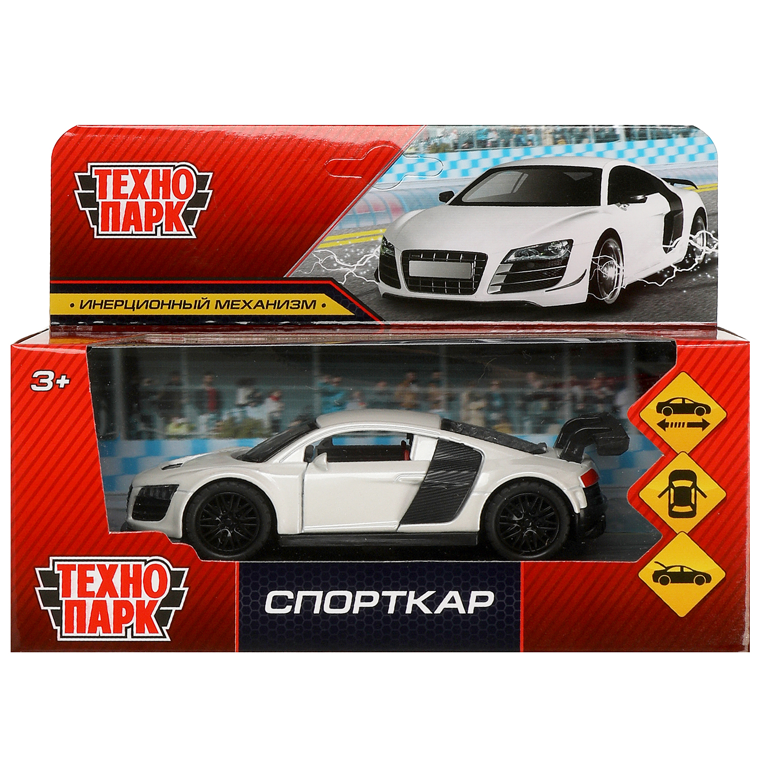 Автомобиль Технопарк Audi Спорткар 369441 - фото 2