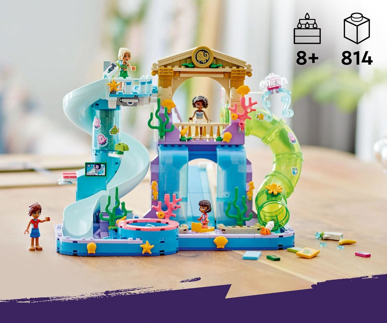 Конструктор LEGO Friends Аквапарк Хартлейк-Сити блочный - фото 11