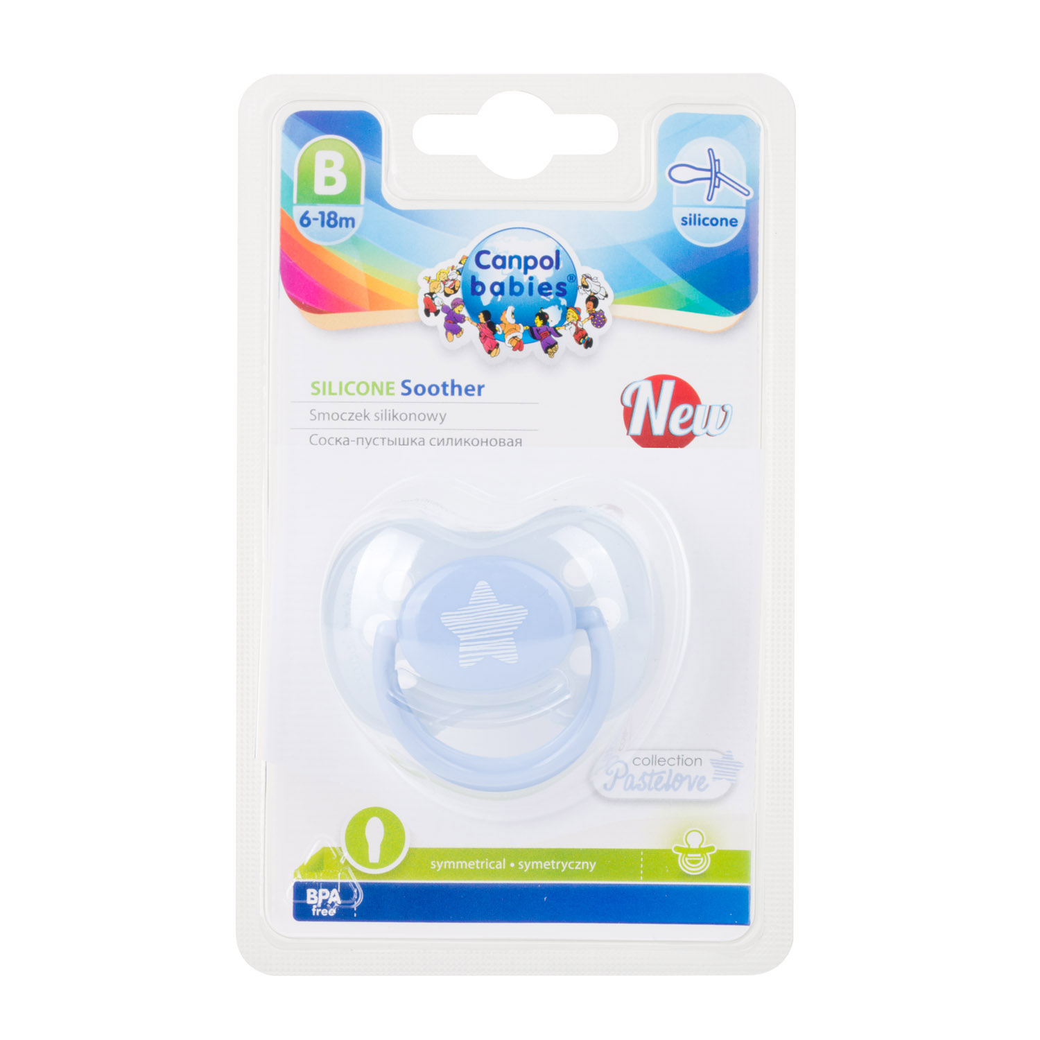 Пустышка Canpol Babies анатомическая от 6 мес. в ассортименте - фото 2
