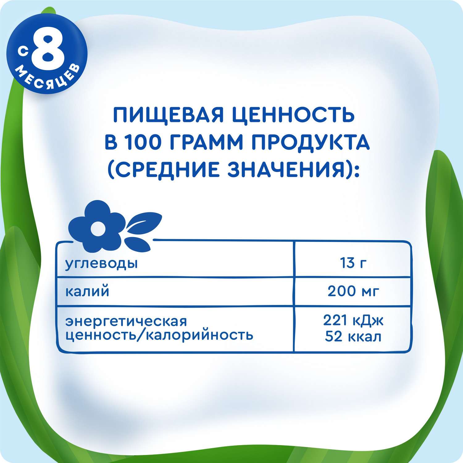 Пюре Агуша Яблоко-банан-клубника-киви с 8 мес 90 г - фото 9