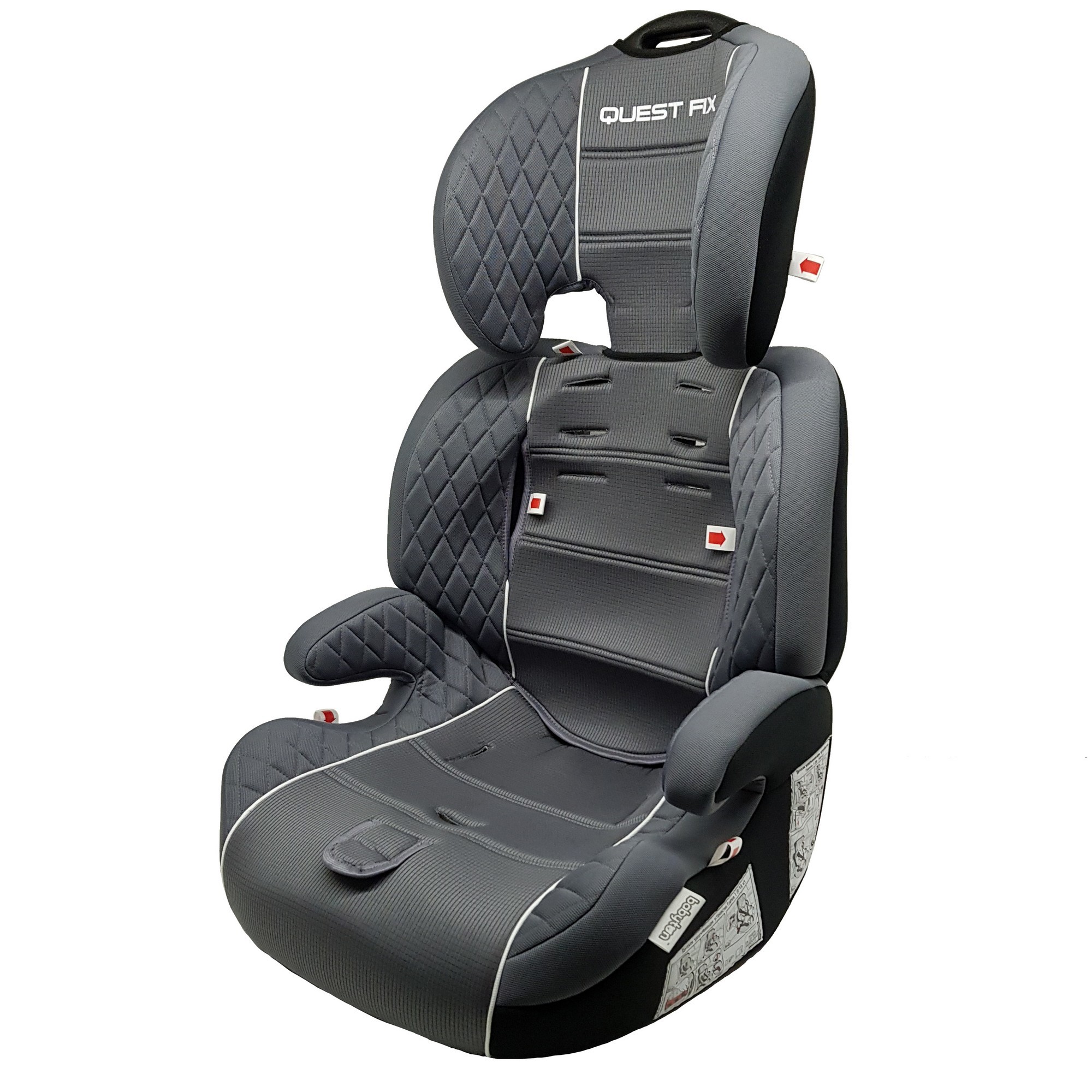 Автокресло Babyton Quest Fix Isofix 1/2/3 (9-36 кг) серый - фото 9