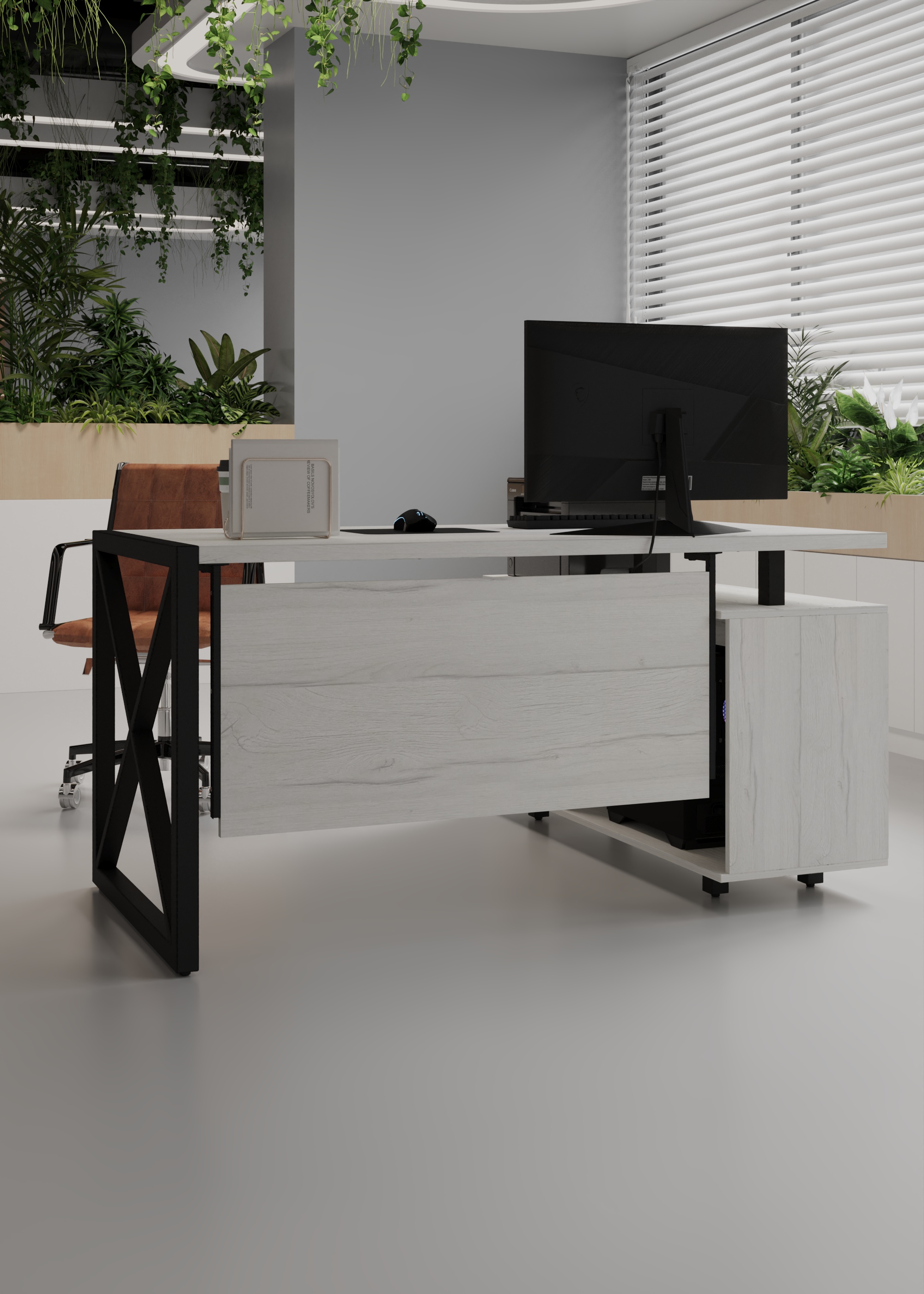 Письменный стол КАЛИФОРНИЯ МЕБЕЛЬ Хардвиг СР01 - фото 6