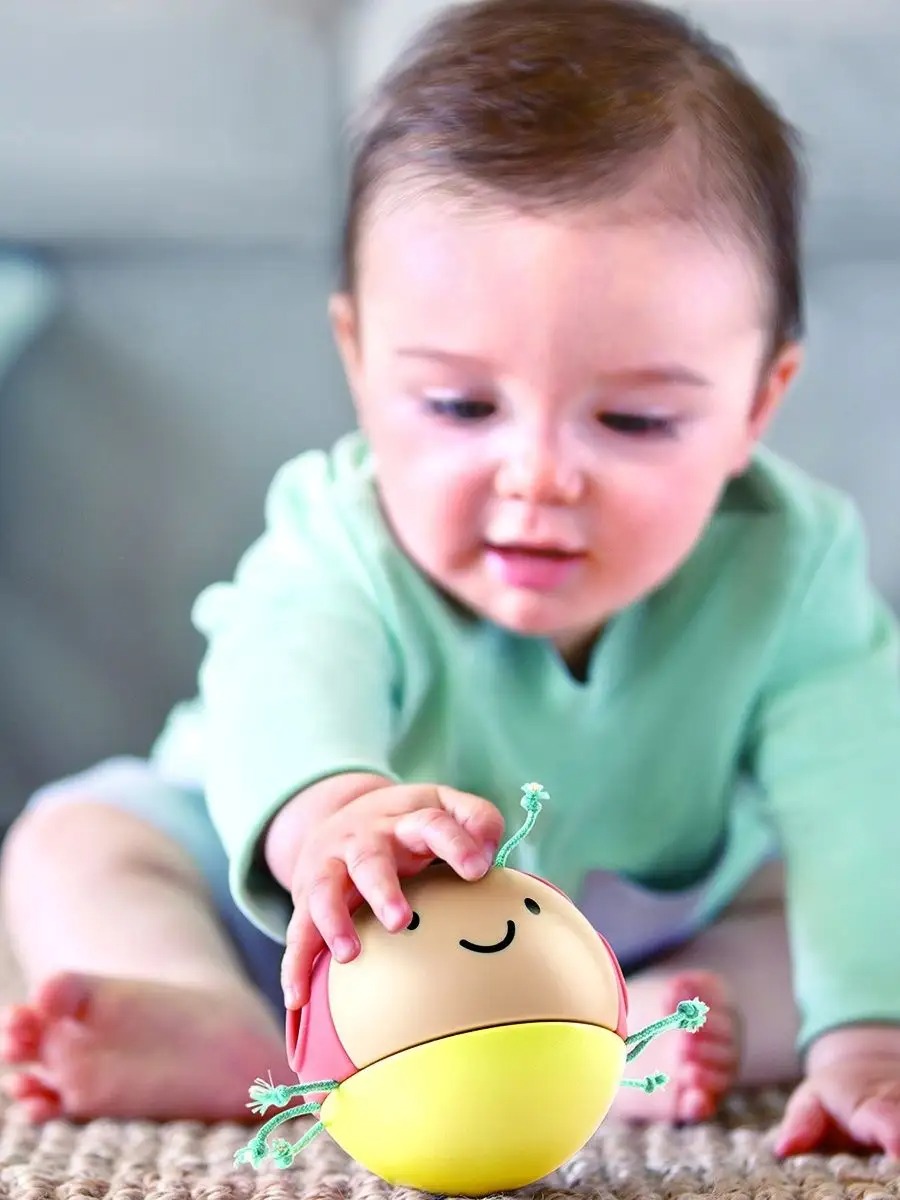 Игрушка Hape неваляшка Божья коровка - фото 3