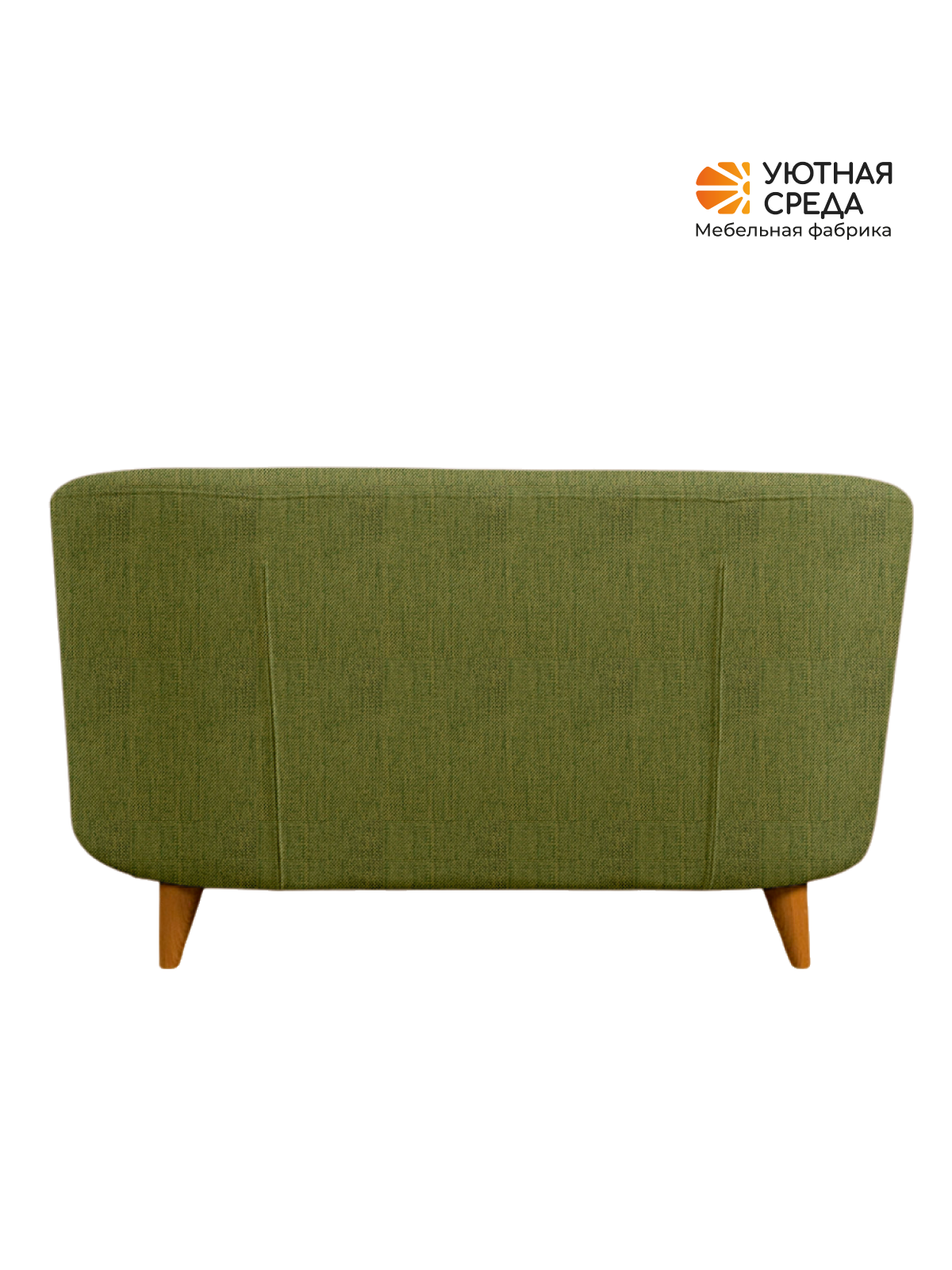 Диван Уютная среда зеленая рогожка зеленый - фото 18