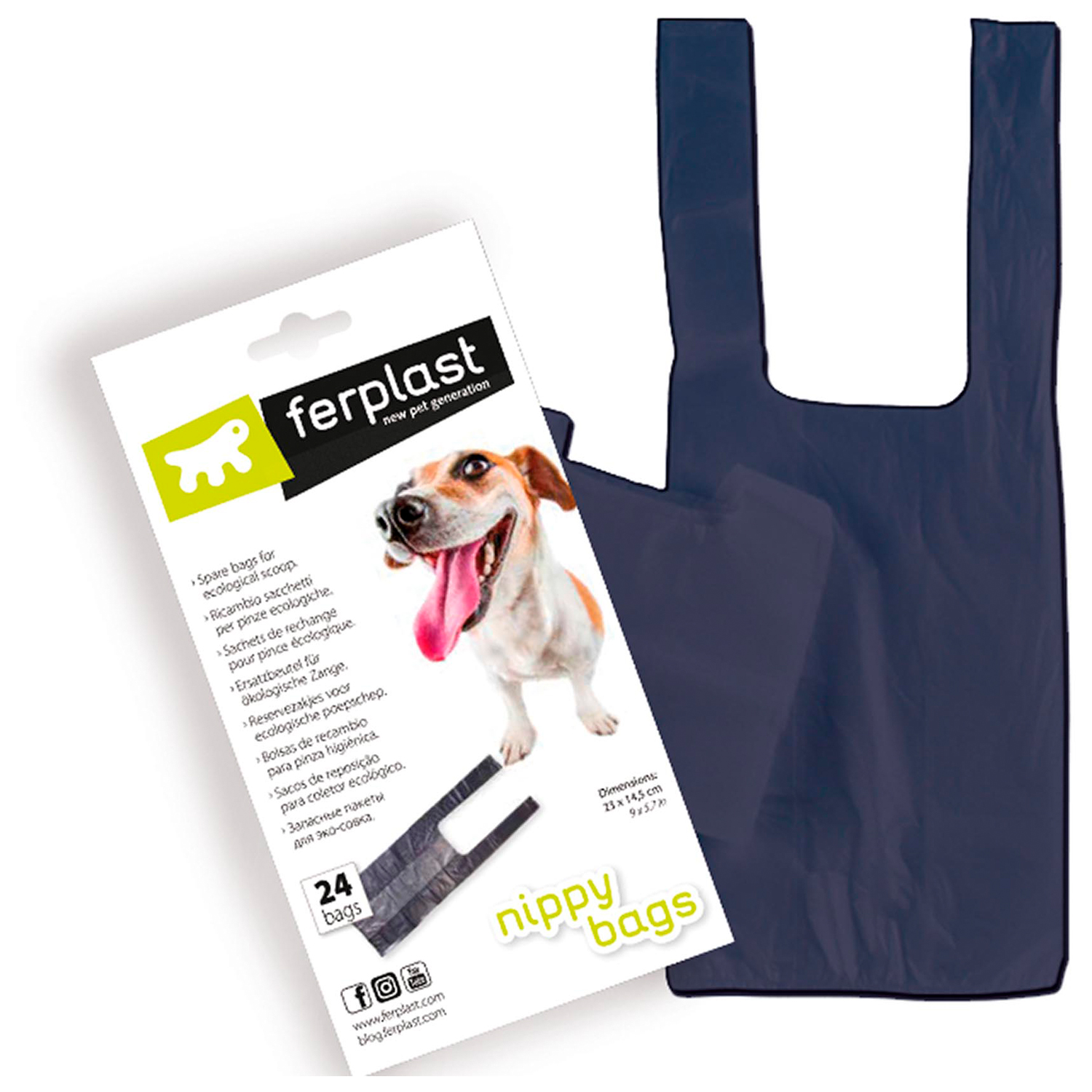 Пакеты для совка Ferplast Nippy 24шт 93601000 - фото 1