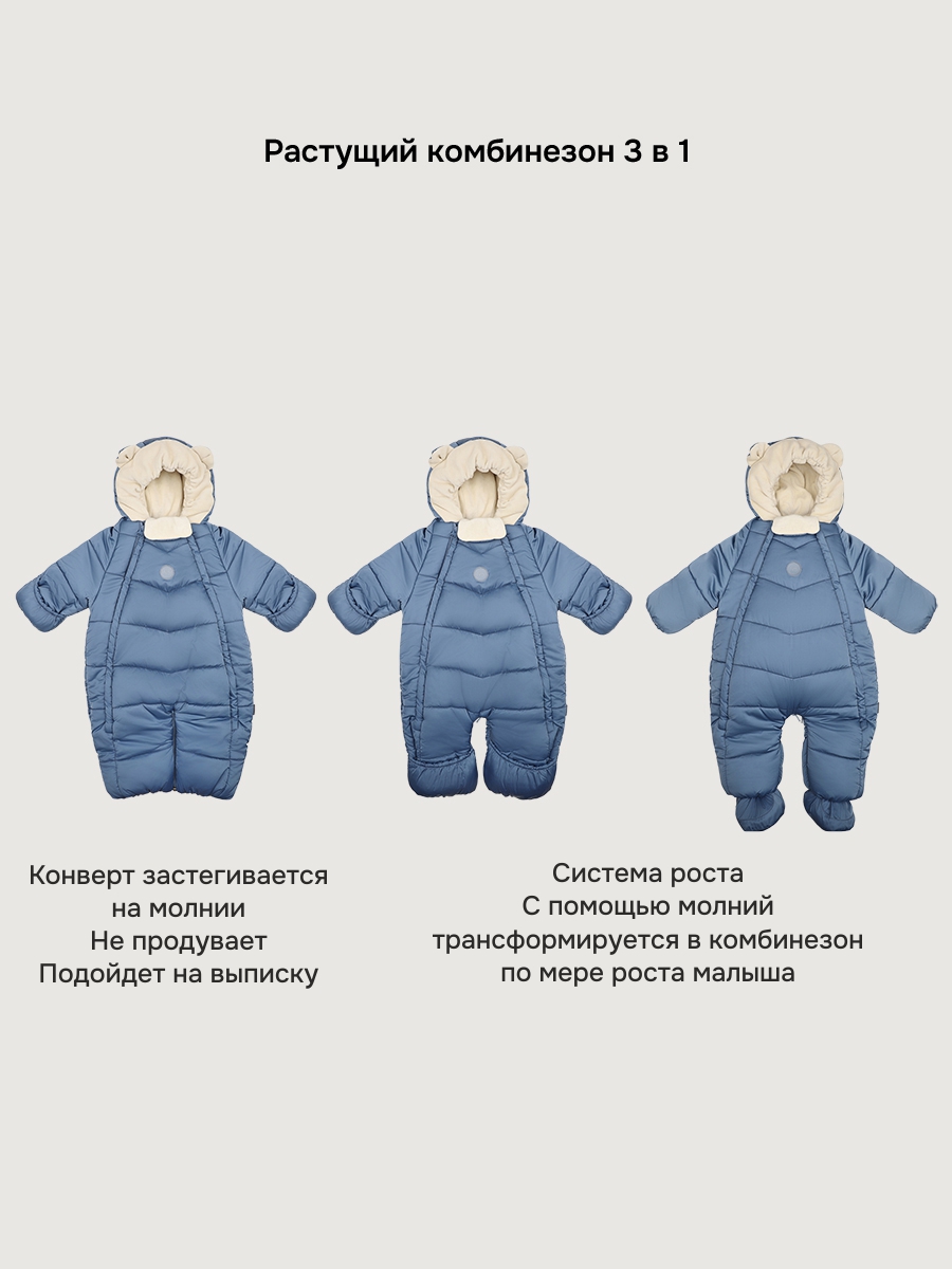 Комбинезон NIKASTYLE 8з4125 джинс - фото 7