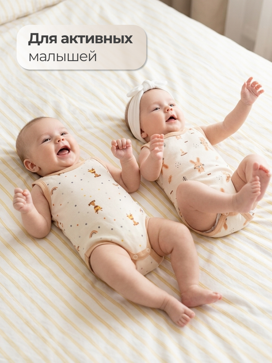 Боди-майка 2 шт Эскимо 20-785 - фото 5