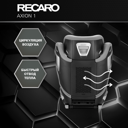 Автокресло Recaro Axion Isofix 2/3 (15-36 кг) серый