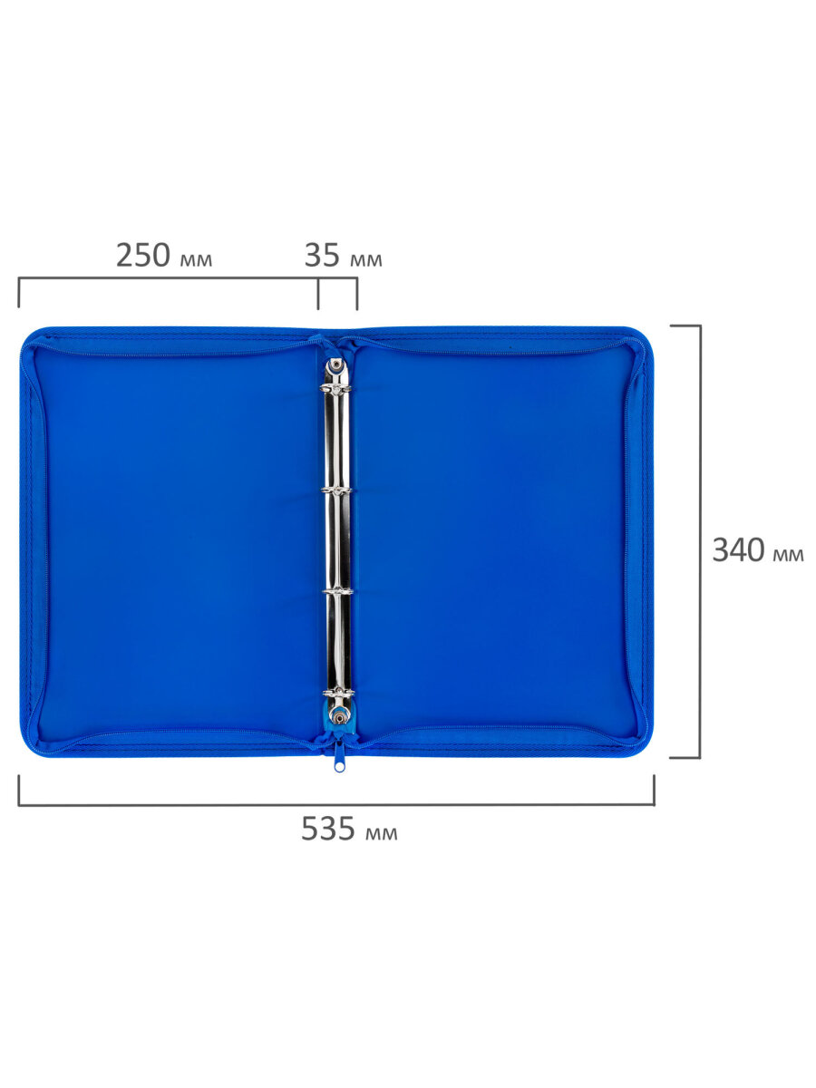 Папка на кольцах Brauberg А4 - фото 6