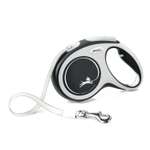 Рулетка для собак Flexi New Line Comfort M лента 5м до 25кг Серый-Черный