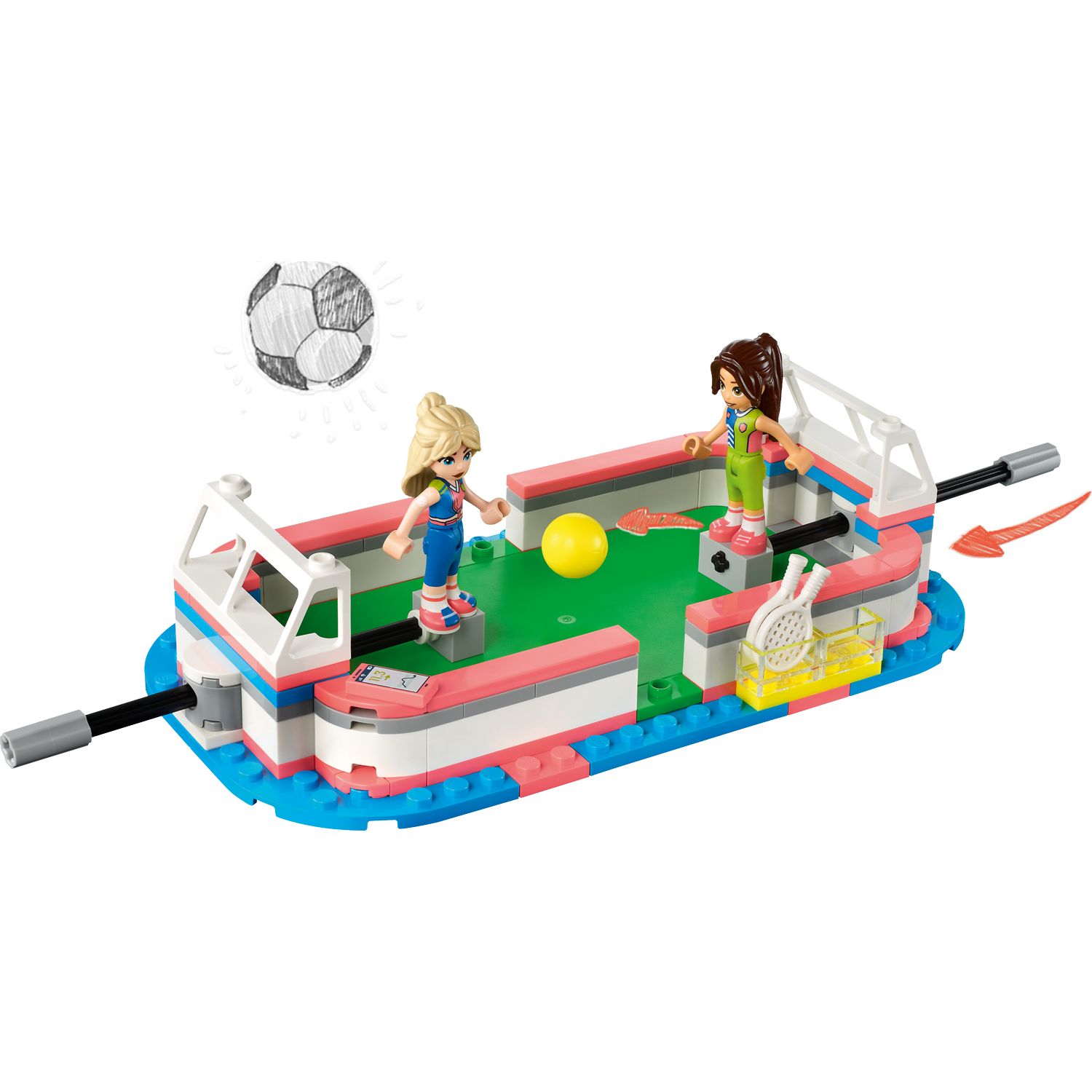 Конструктор LEGO Friends Sports Center 832 дет. - фото 4