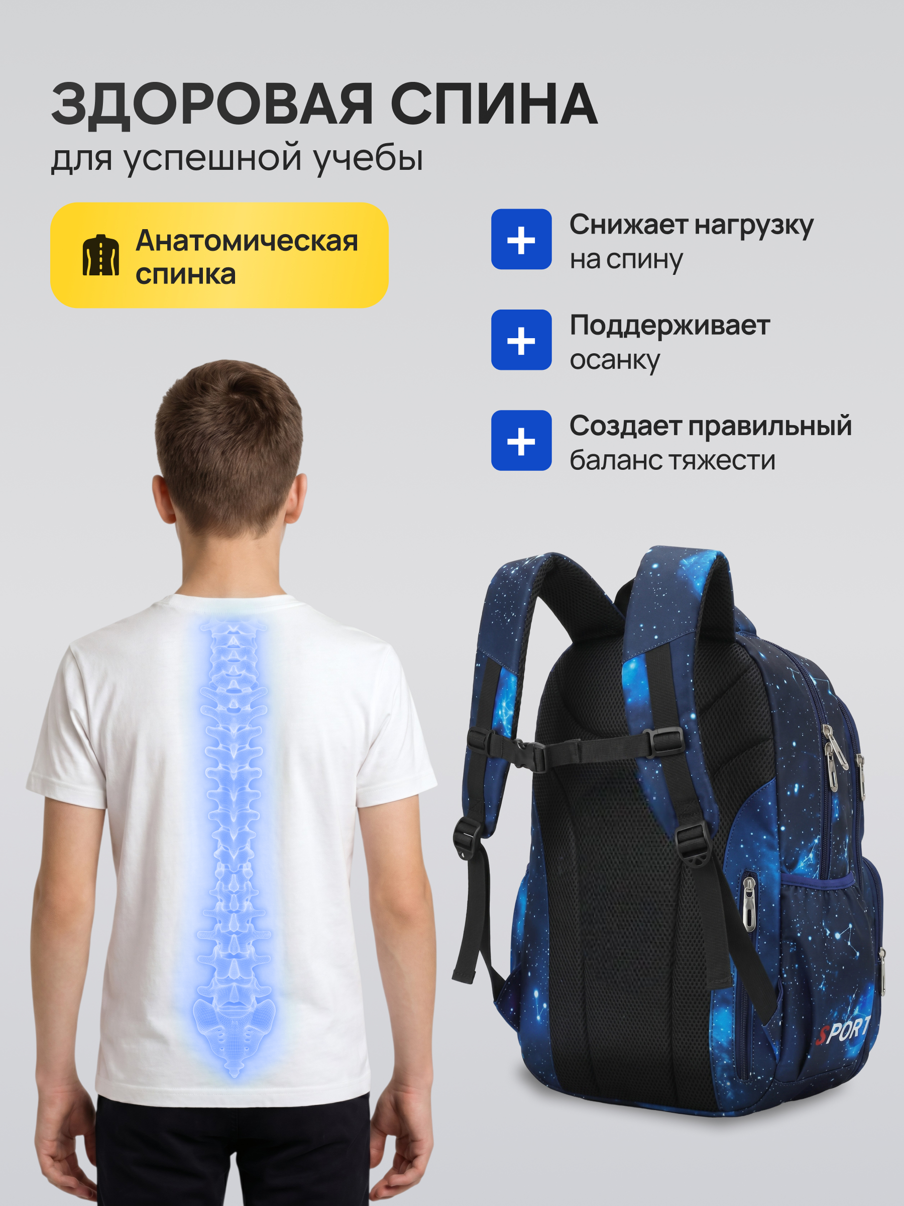 Рюкзак LUXMAN для детей универсальный - фото 7
