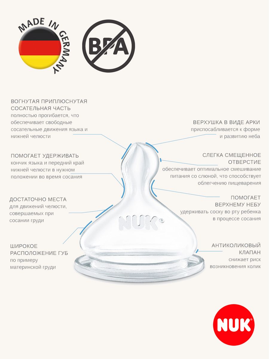 Бутылочка Nuk First Choise 300 мл - фото 9