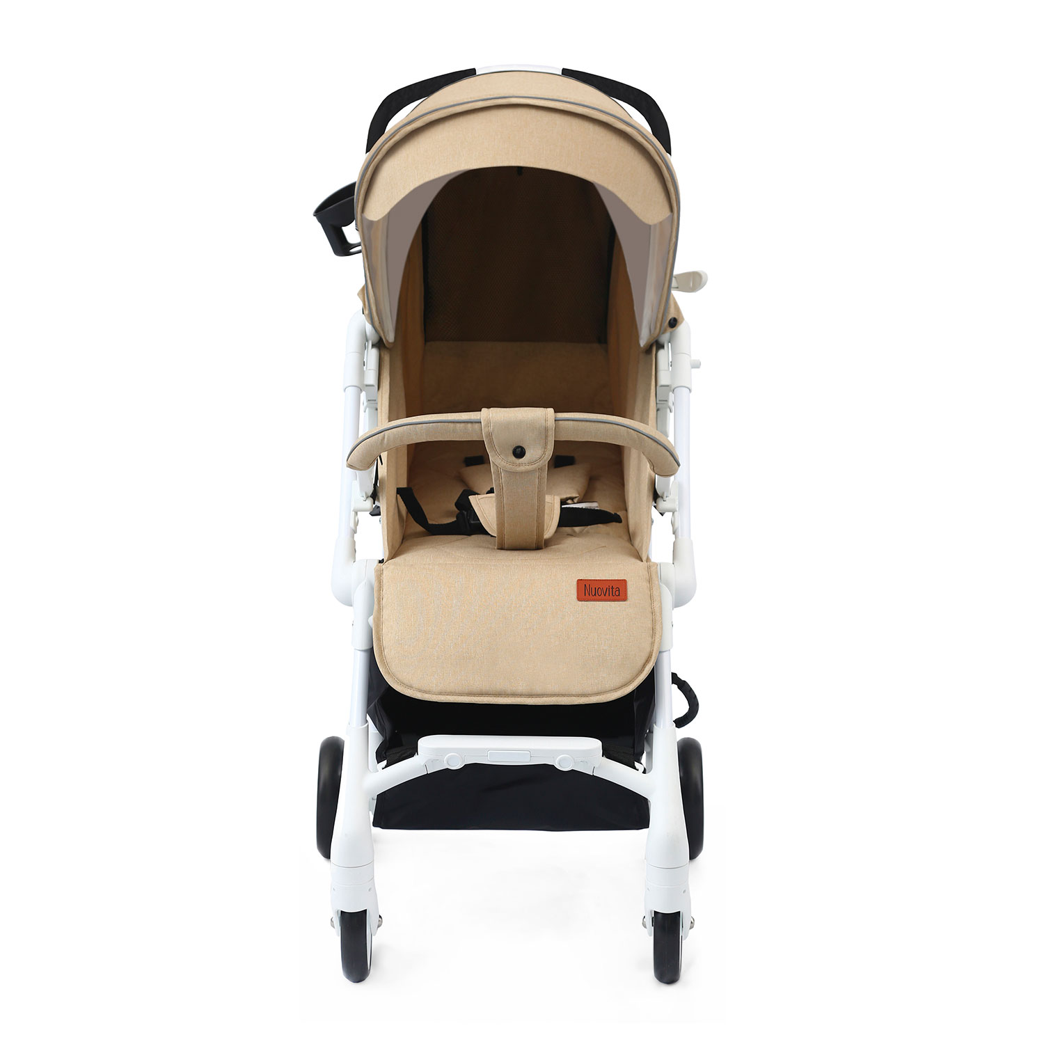 Коляска прогулочная Nuovita бежевый - фото 20