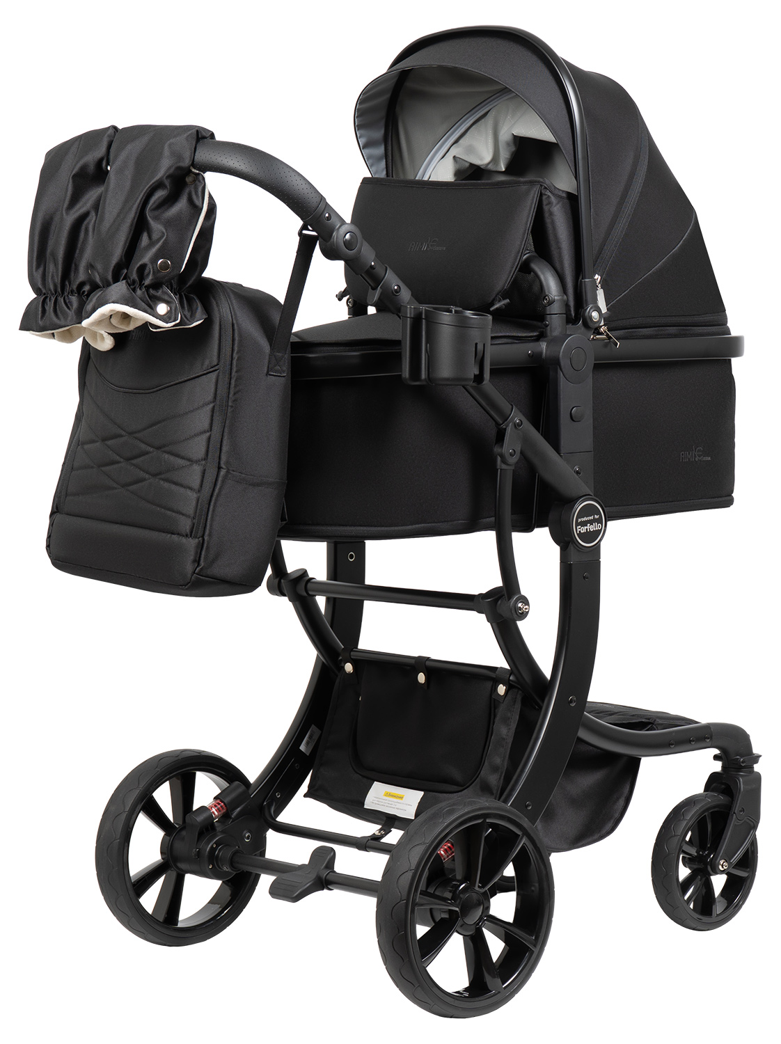 Коляска трансформер Aimile Авантюрист / Adventurer черный - фото 14