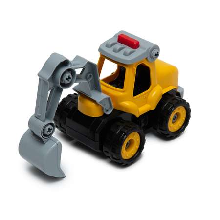 Конструктор Zebratoys Экскаватор сборная игровая модель
